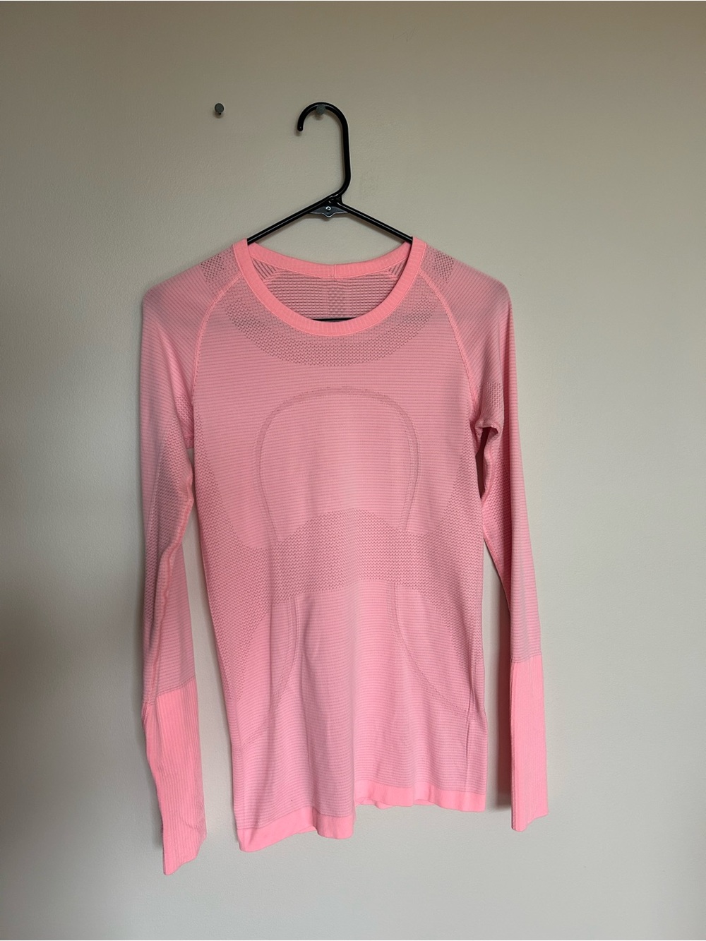 Lululemon Light Pink Athletic Long Sleeve